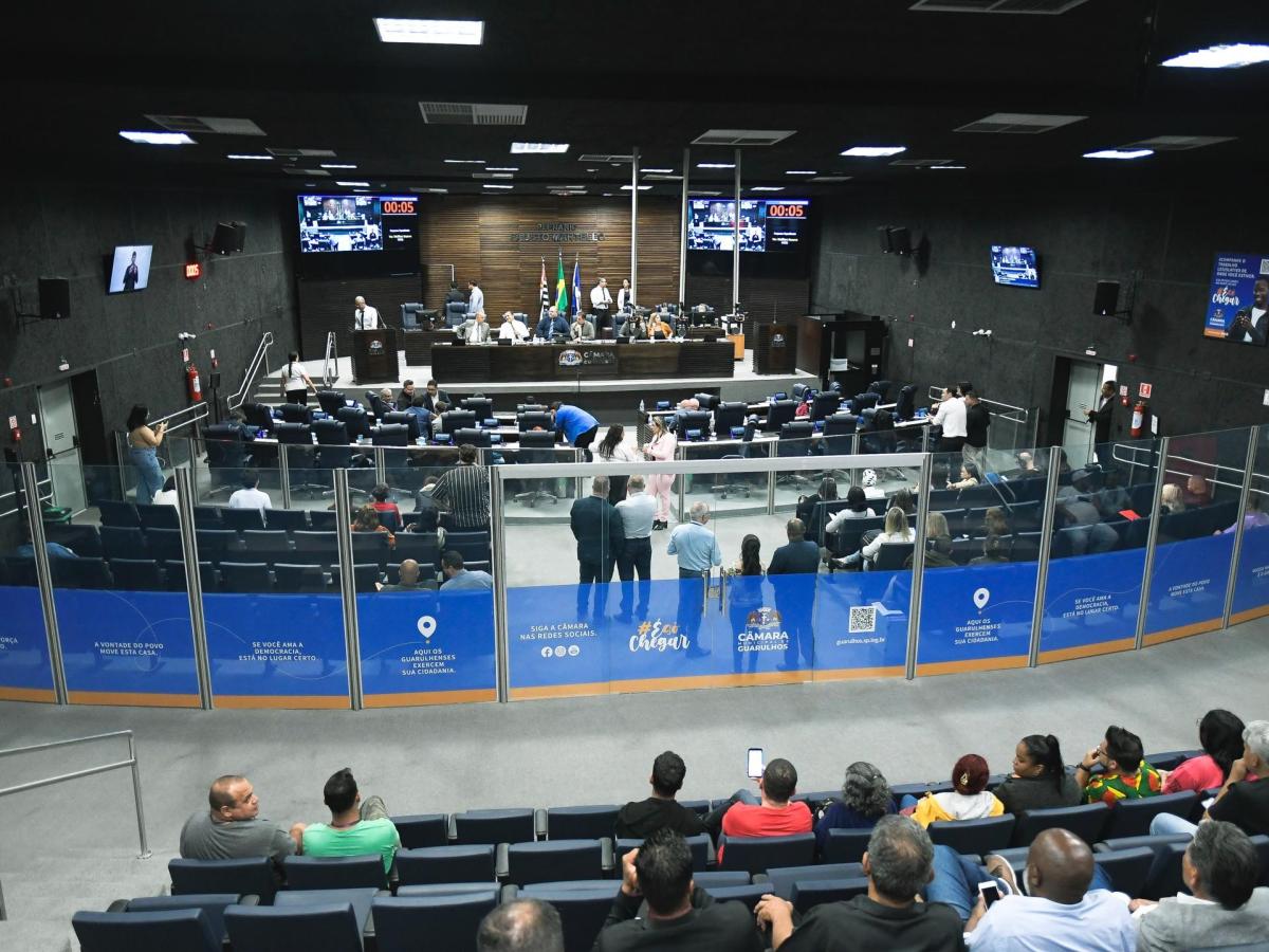 Câmara de Guarulhos (SP) tem renovação de parlamentares inferior a última eleição