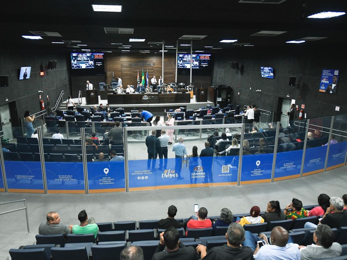 Câmara de Guarulhos (SP) tem renovação de parlamentares inferior a última eleição