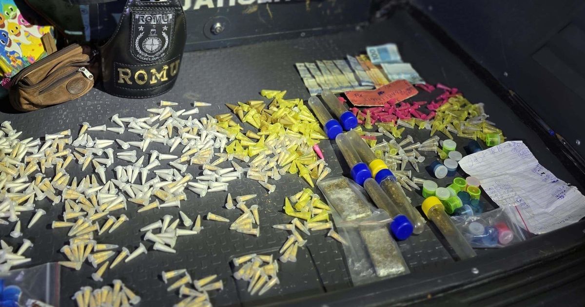 Homem é preso com quase 700 porções de cocaína e maconha em mata do Jardim da Mamãe