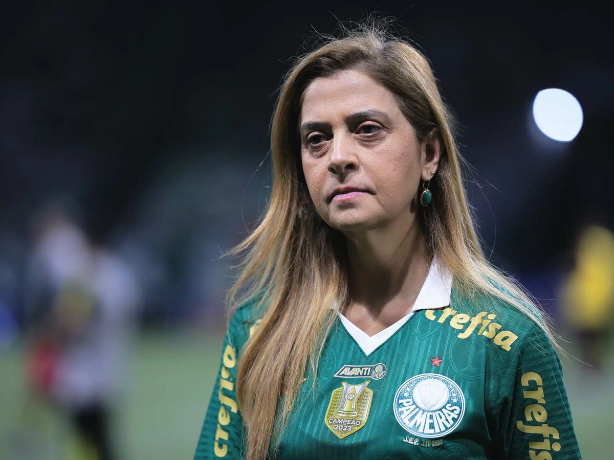 Leila Pereira, presidente do Palmeiras