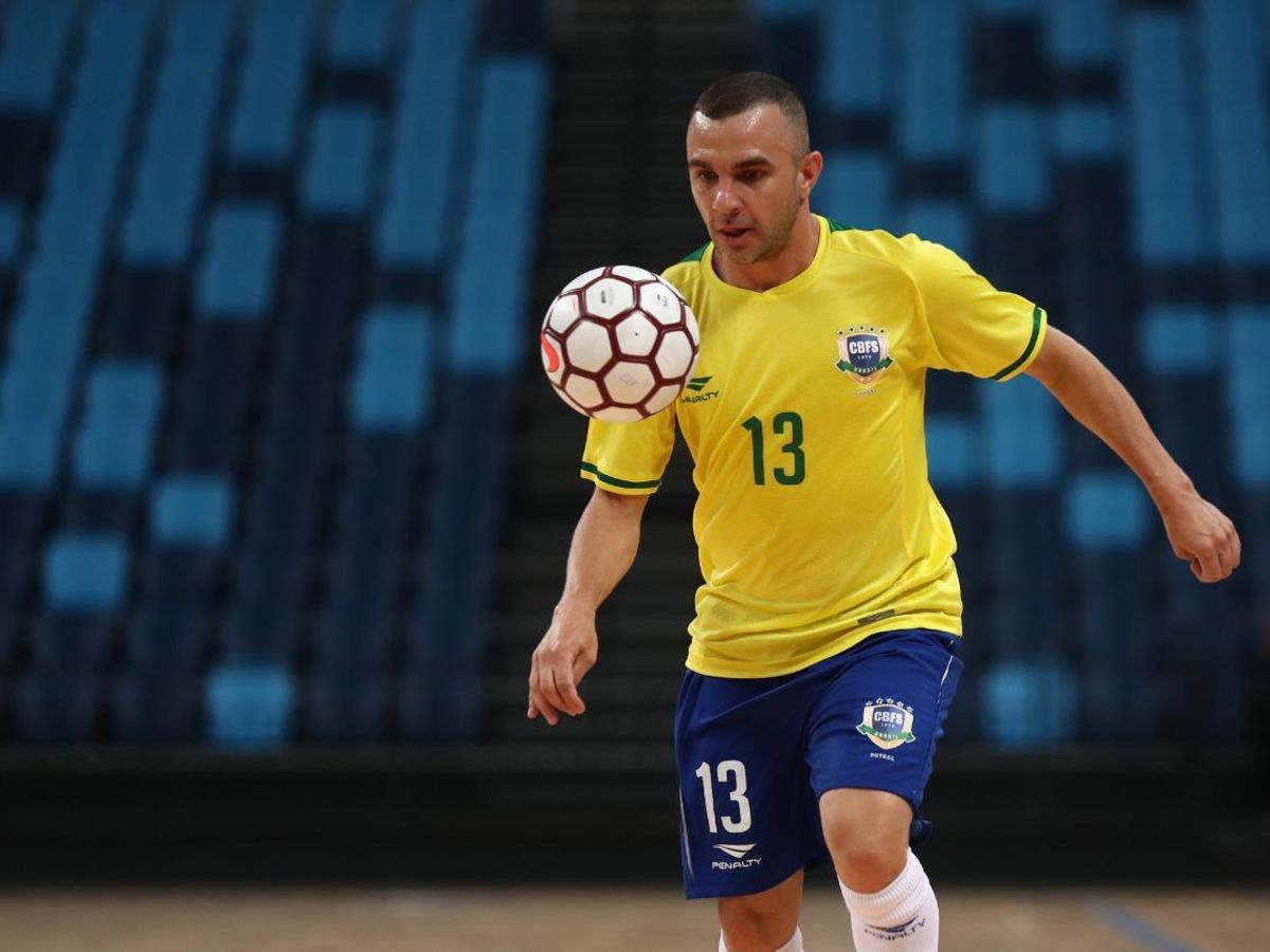 Caio costa, durante sua passagem na seleção brasileira de Futsal