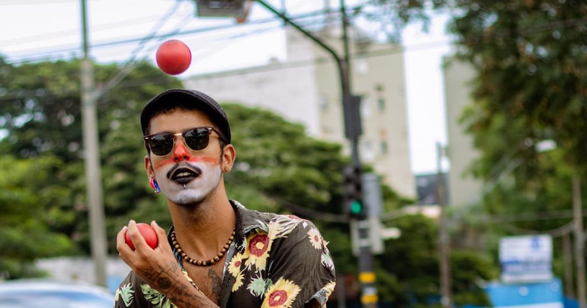 Samuel Oliveira, artista Palhaço