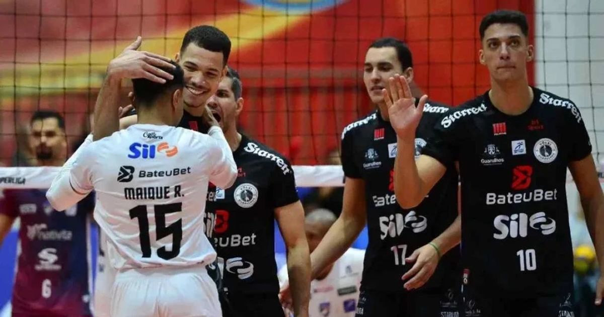 Vôlei Guarulhos vence nos detalhes e entra no G4 da Superliga Masculina