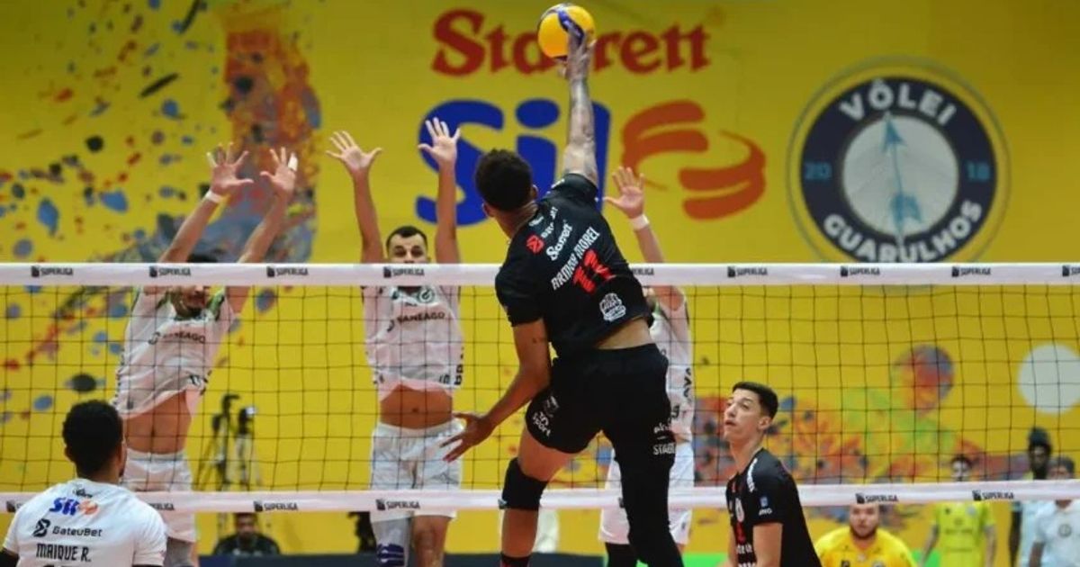 Vôlei Guarulhos perde para o Suzano e busca reabilitação na Superliga nesta quarta-feira contra o Praia Clube