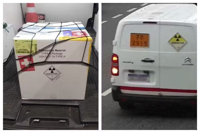Material radioativo roubado após sair de Guarulhos segue desaparecido, Actínio-225 seria utilizado no tratamento de um paciente com câncer de próstata. Van foi encontrada em Ferraz de Vasconcelos, mas carga não foi localizada.